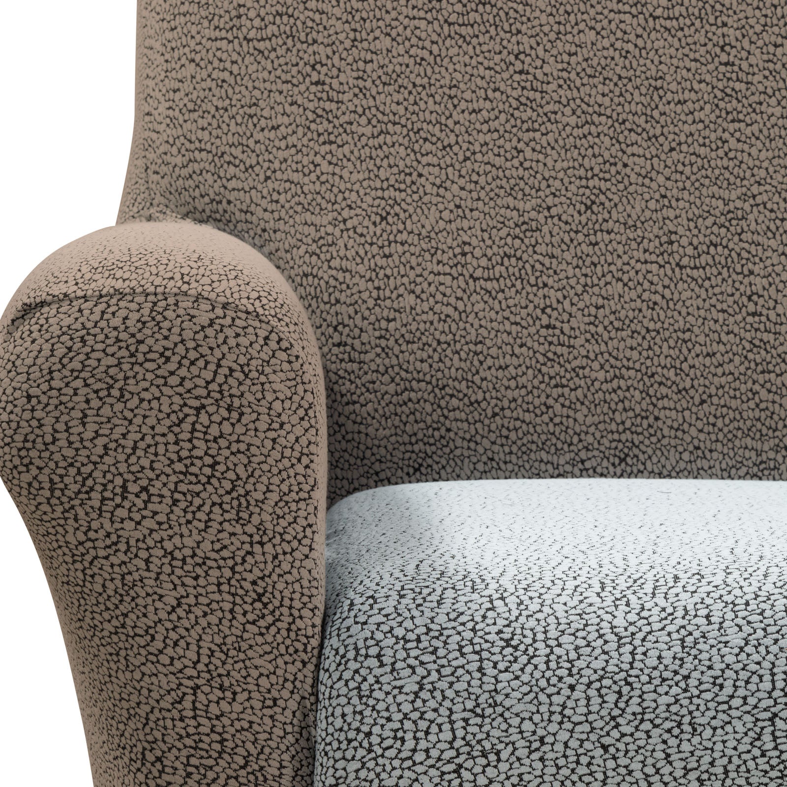 Copridivano-elasticizzato-1-posto-Tortora-Cosmic-Tinta Unita-Caleffi-Cotone-Senza-imbottitura