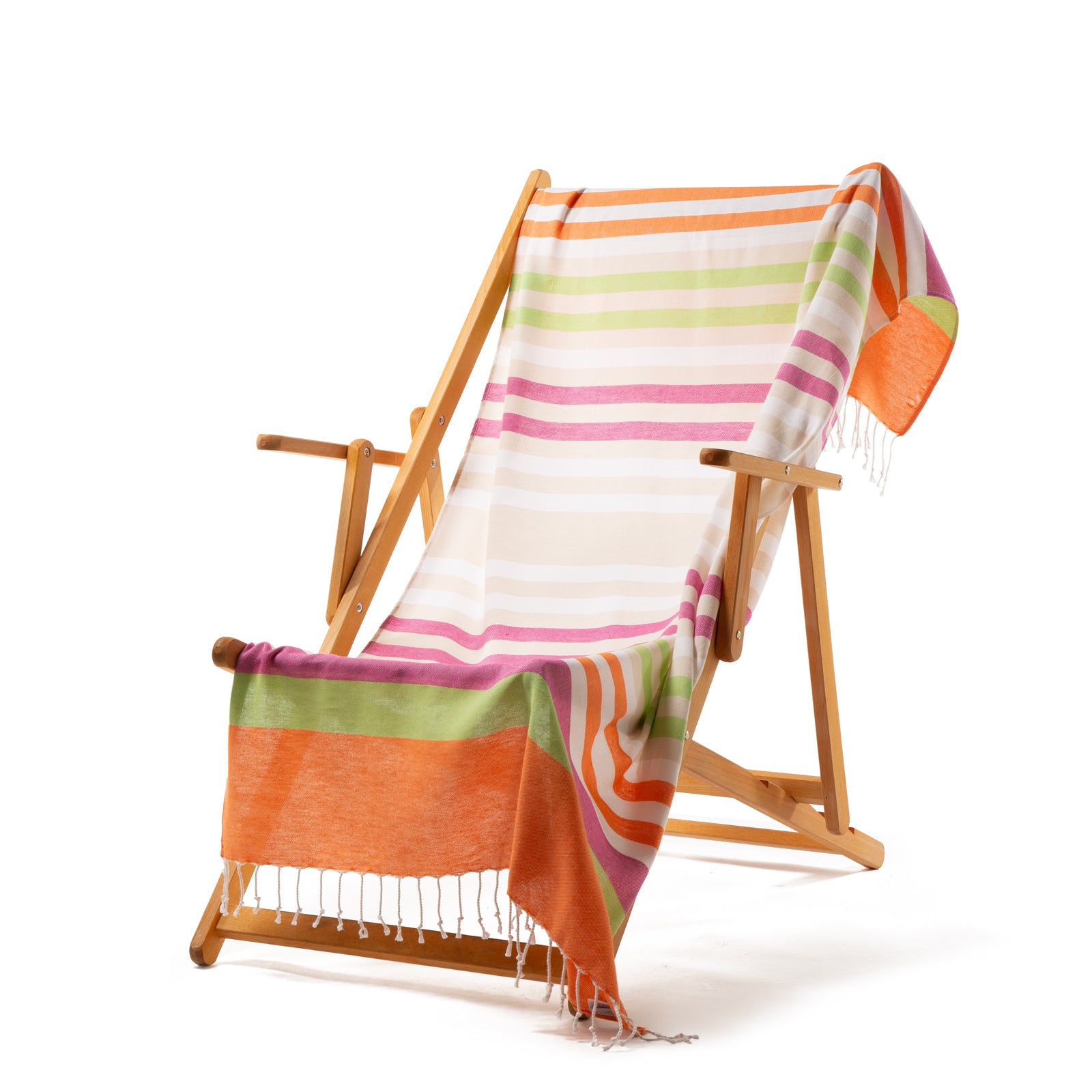 Telo-Cm-90X180-Arancio-Rainbow Fouta-Non Assegnato-Caleffi-Cotone-Senza-imbottitura