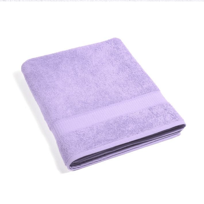 Telo-bagno-Cm-100x150-Lilla-Oceano-Tinta Unita-Caleffi-Cotone-Senza-imbottitura