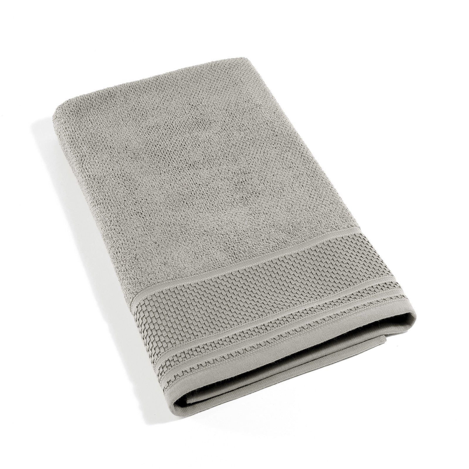Telo-bagno-Cm-90X140-Grigio-Gim-Tinta Unita-Caleffi-Cotone-Senza-imbottitura