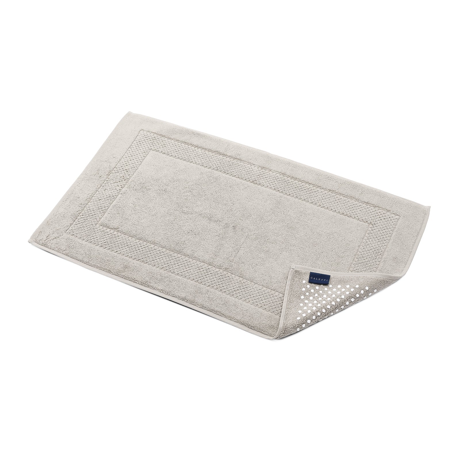 Tappeto-bagno-Cm-50x80-Grigio-Trendy-Tinta Unita-Caleffi-Cotone-Senza-imbottitura